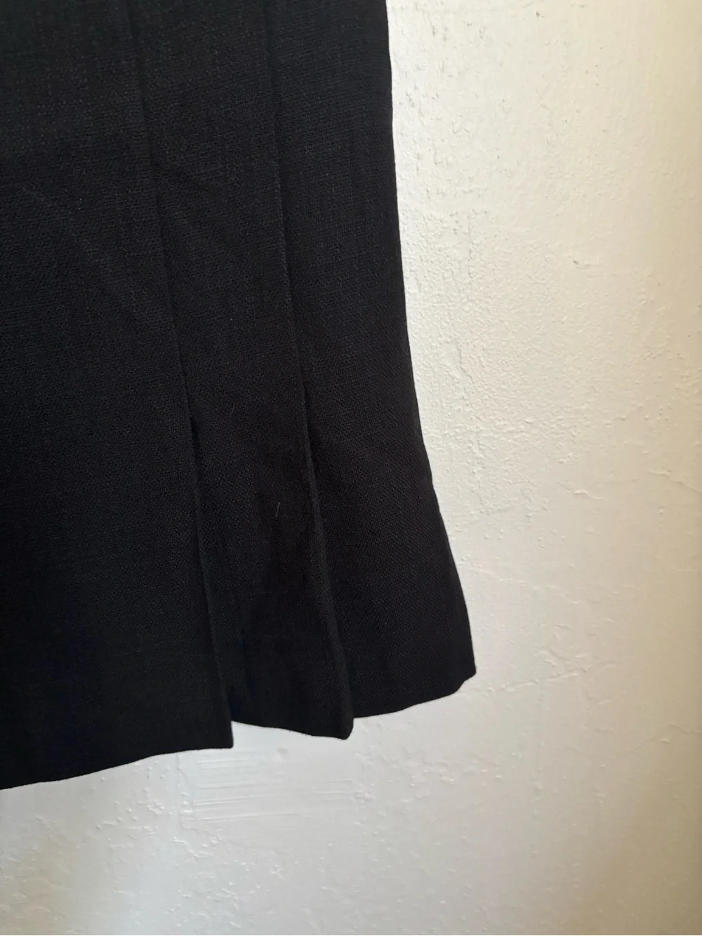 Ann Taylor Black Skirt with Panels
